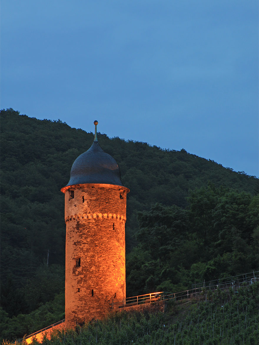 Runder Turm in Zell an der Mosel